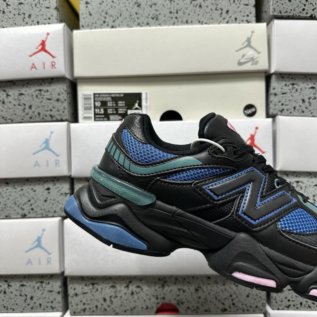 NB 9060 Black Blue Iridescent