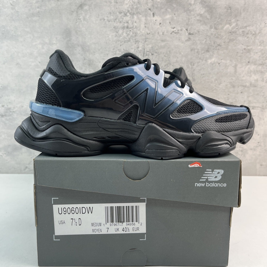 NB 9060 Black Blue Patent