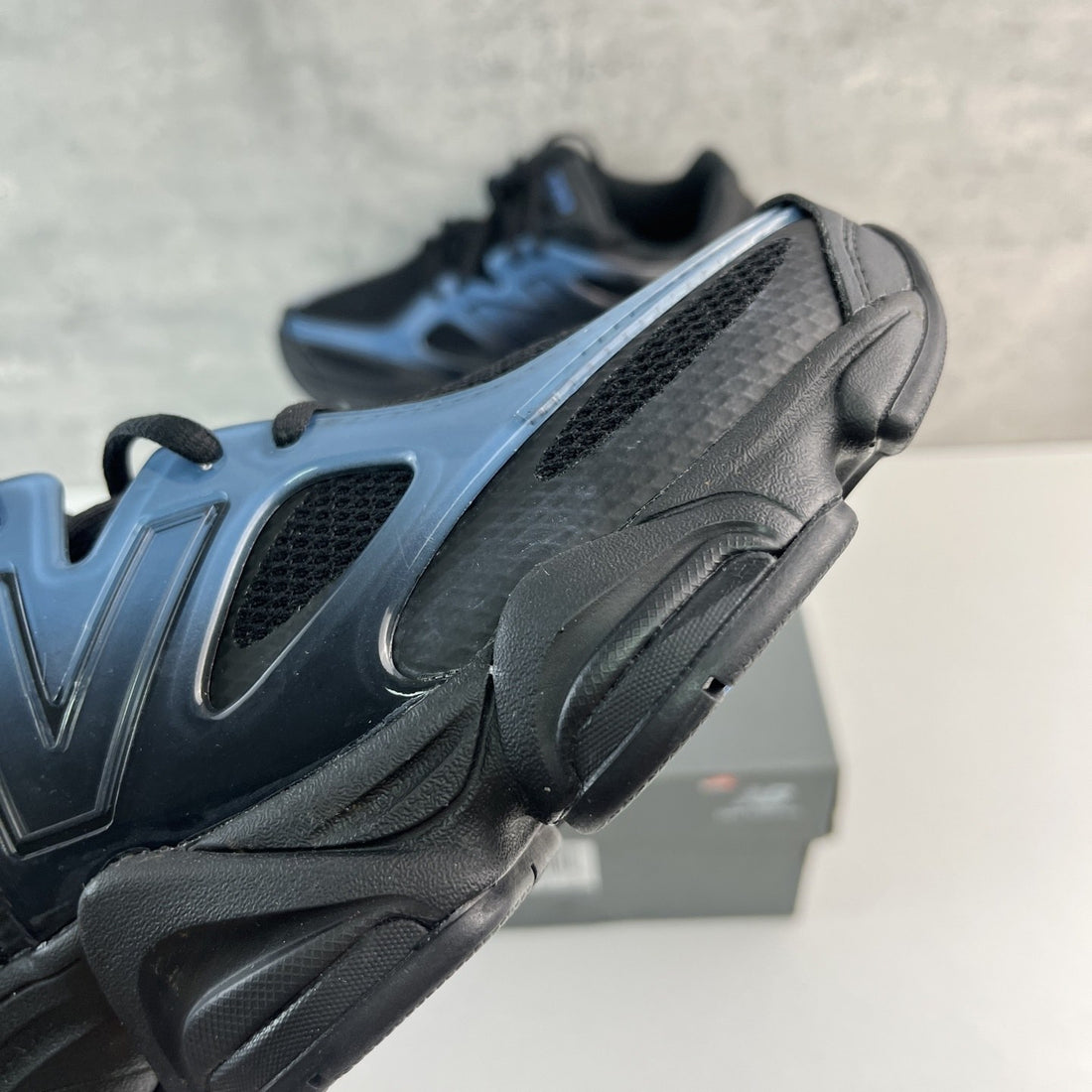 NB 9060 Black Blue Patent