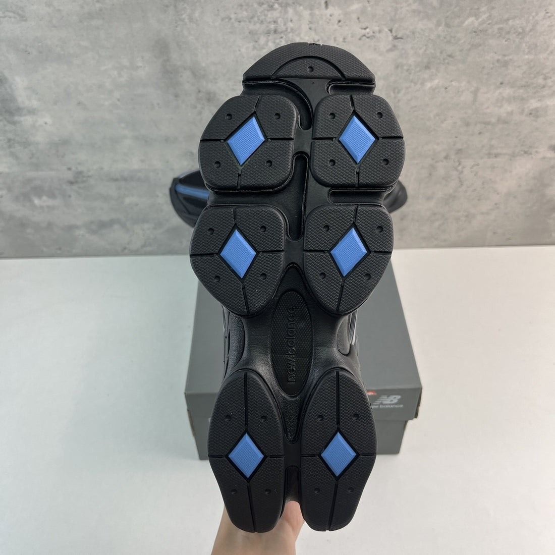 NB 9060 Black Blue Patent