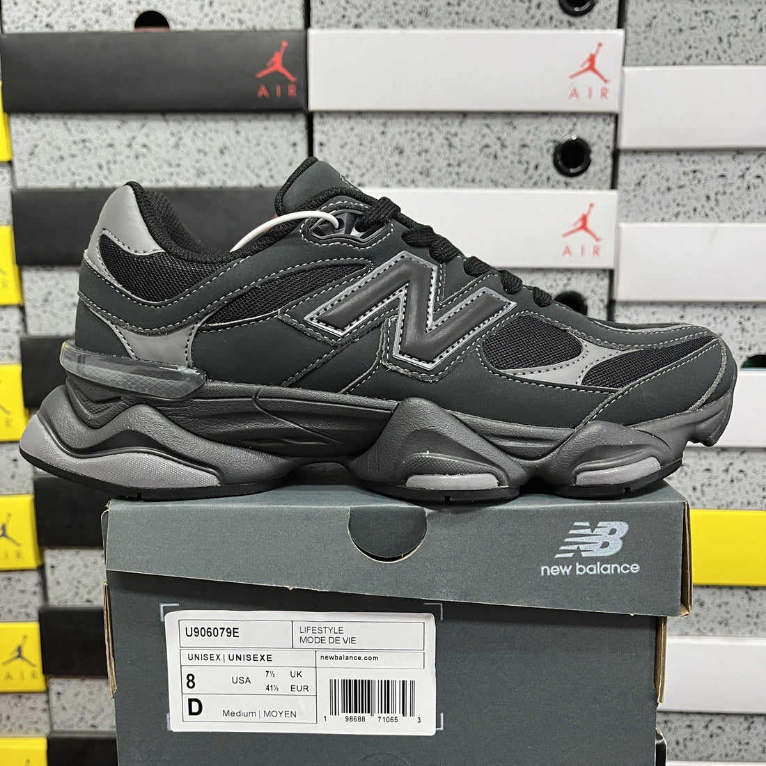 NB 9060 Black Charcoal