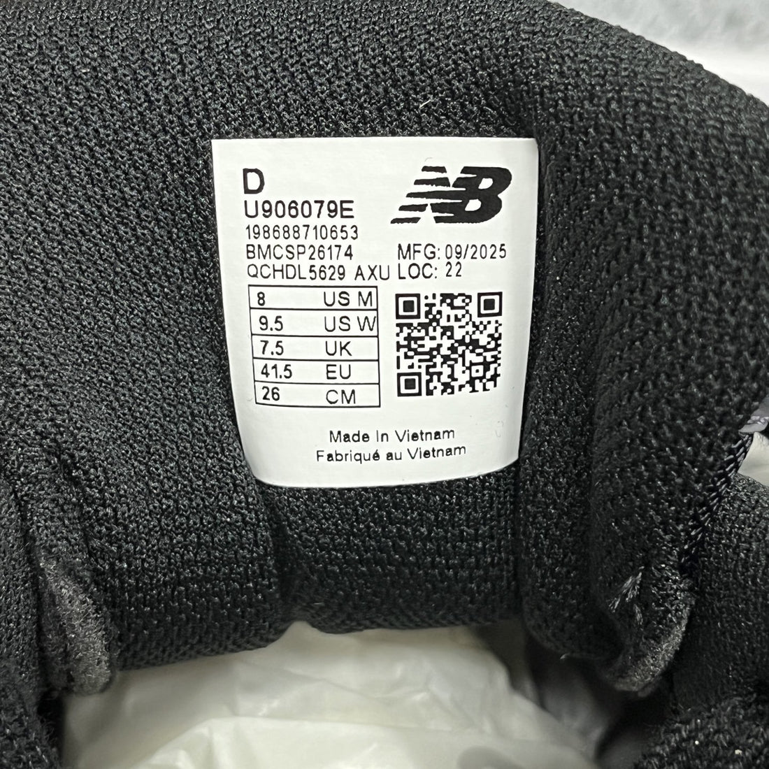 NB 9060 Black Charcoal