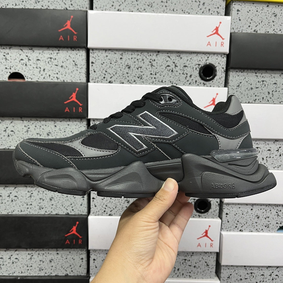 NB 9060 Black Charcoal