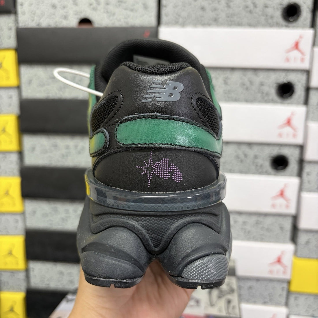 NB 9060 Black Green Pink