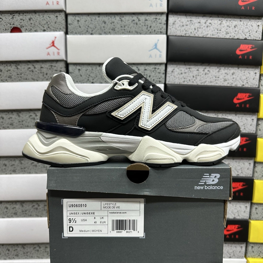 NB 9060 Black Grey