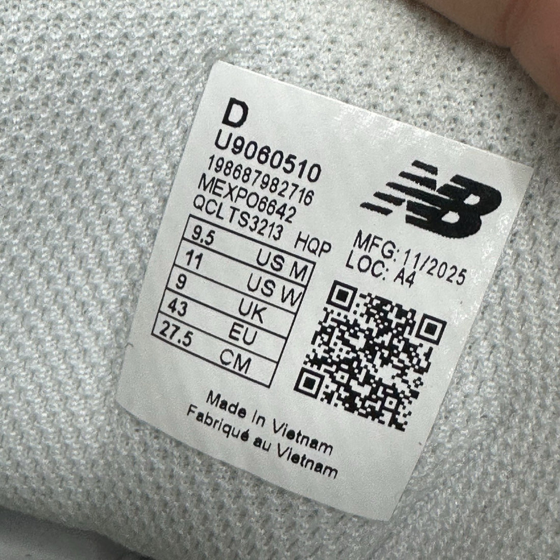 NB 9060 Black Grey