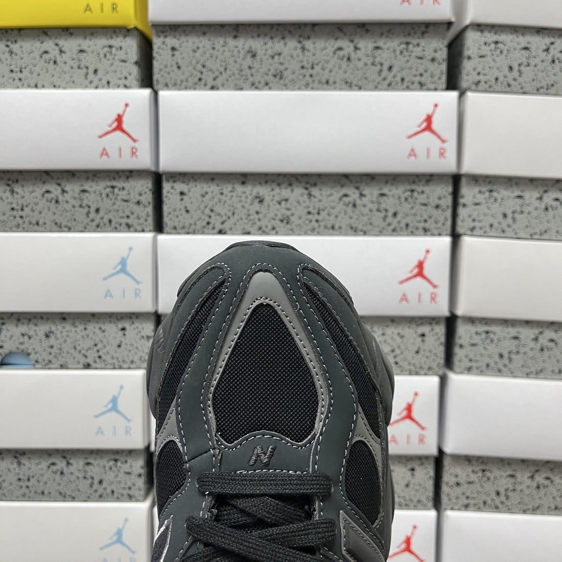 NB 9060 Black Grey Mesh