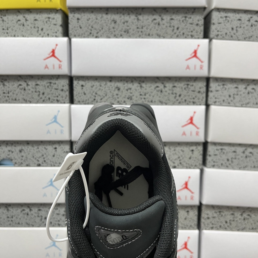 NB 9060 Black Grey Mesh