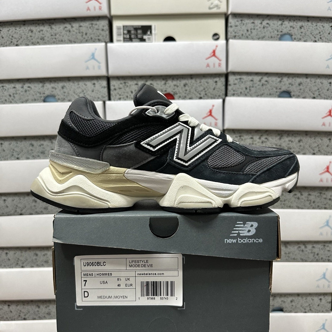 NB 9060 Black Grey White