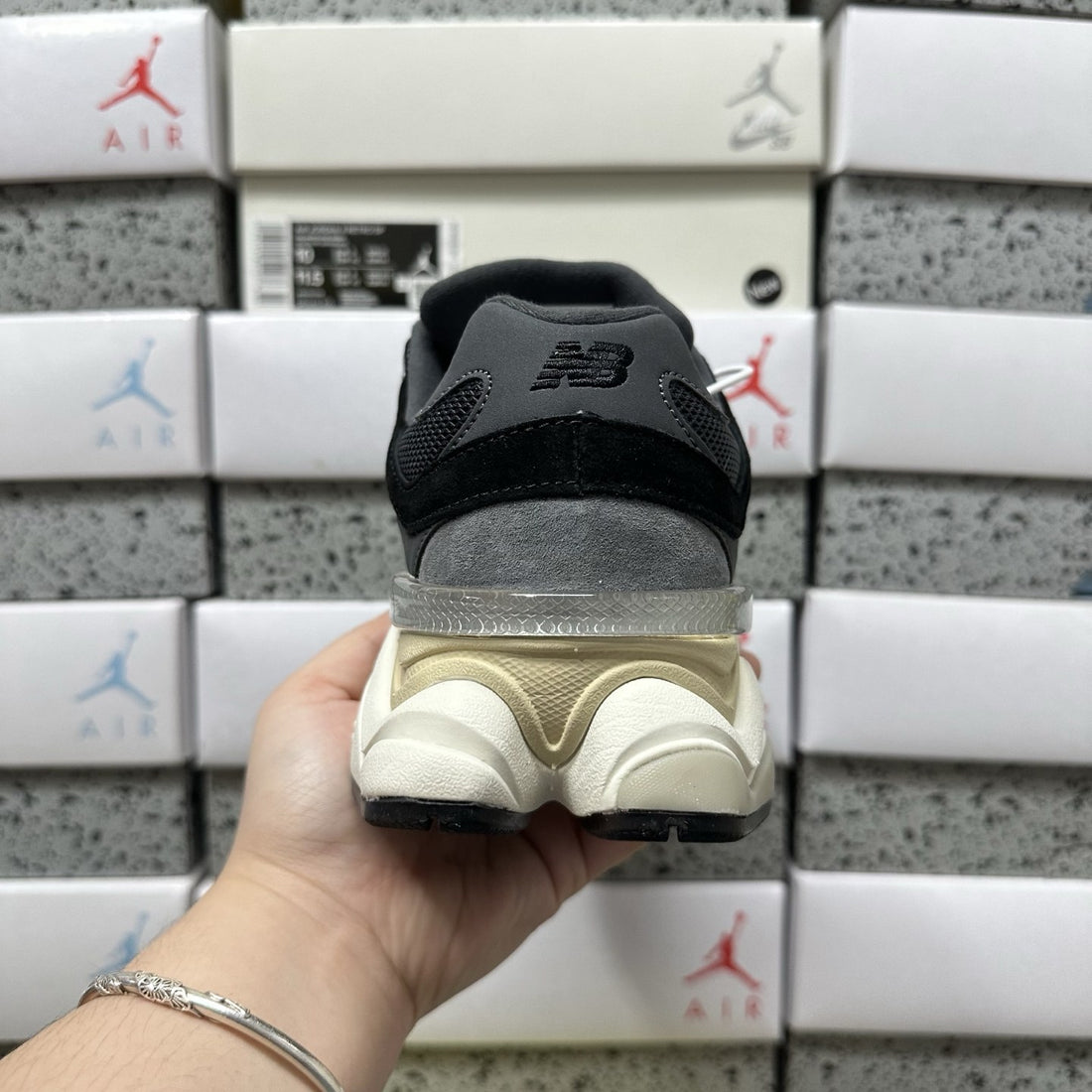 NB 9060 Black Grey White