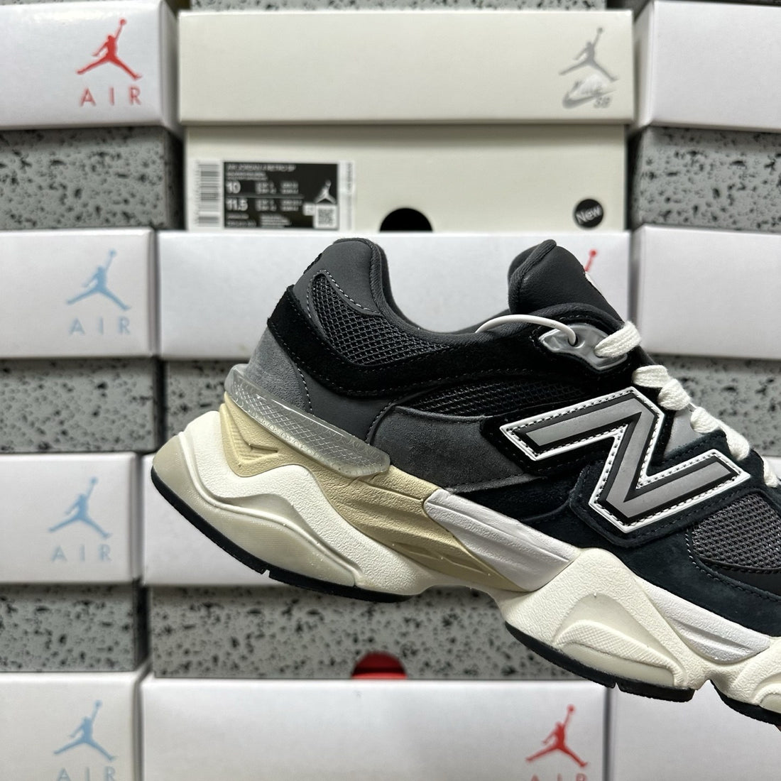 NB 9060 Black Grey White
