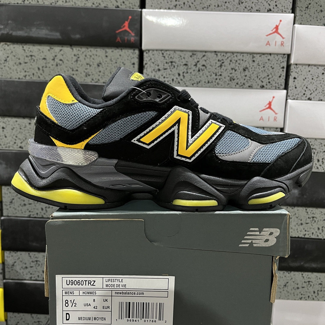 NB 9060 Black Grey Yellow