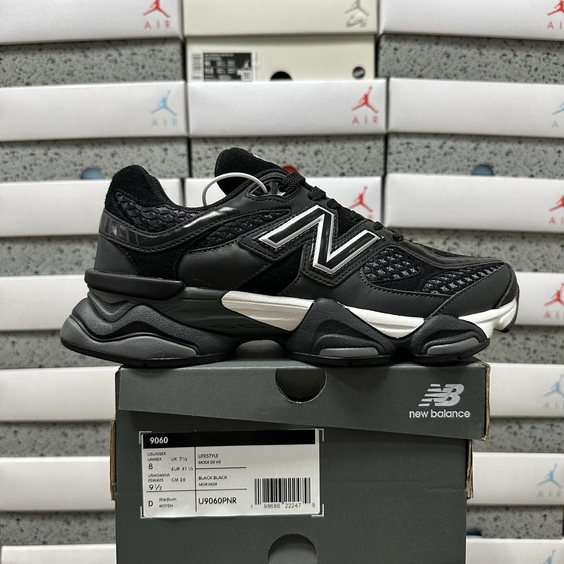 NB 9060 Black Mesh
