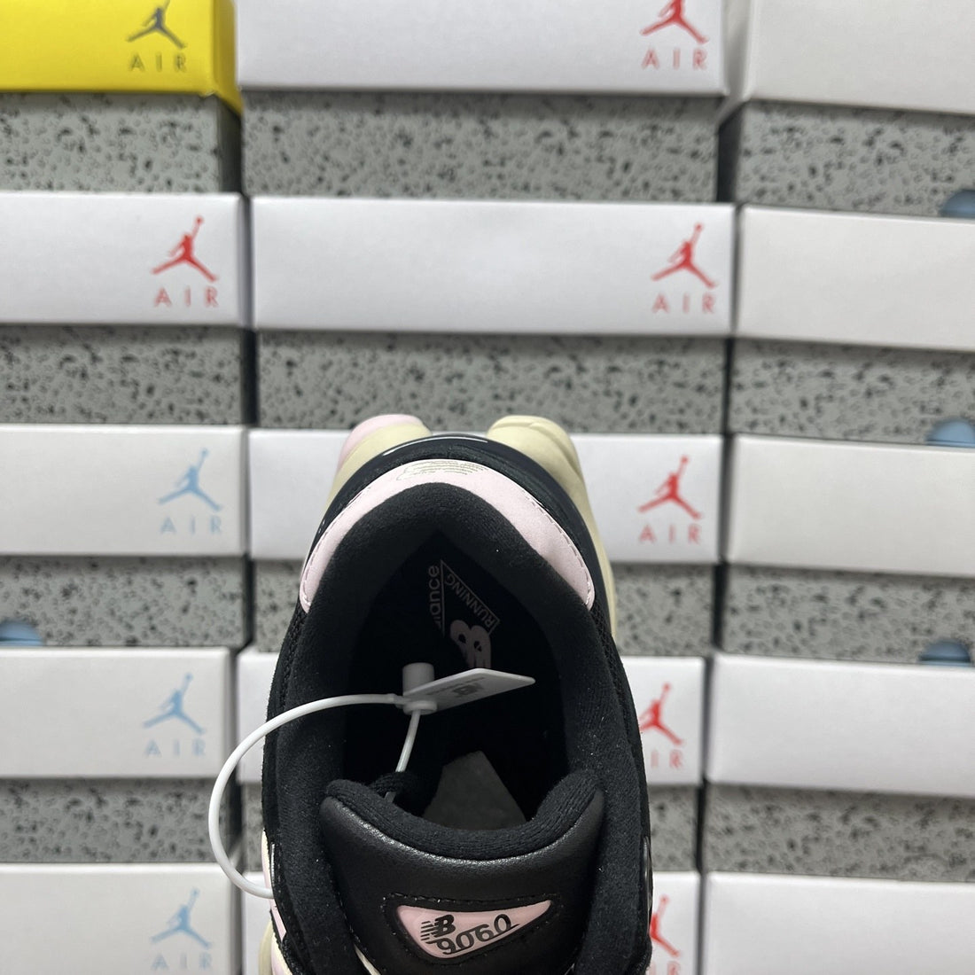 NB 9060 Black Pink Cream