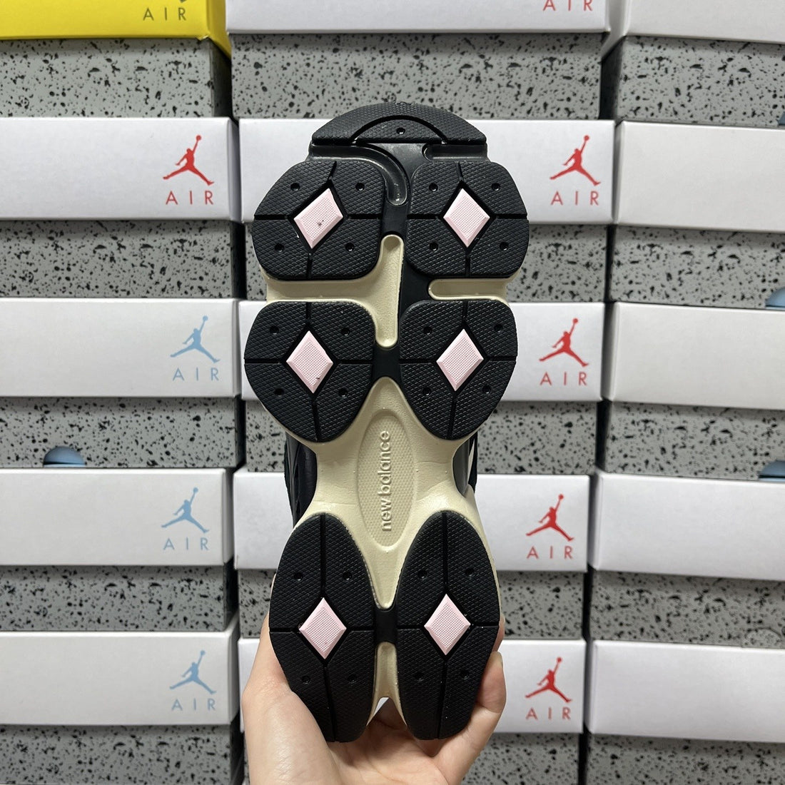 NB 9060 Black Pink Cream