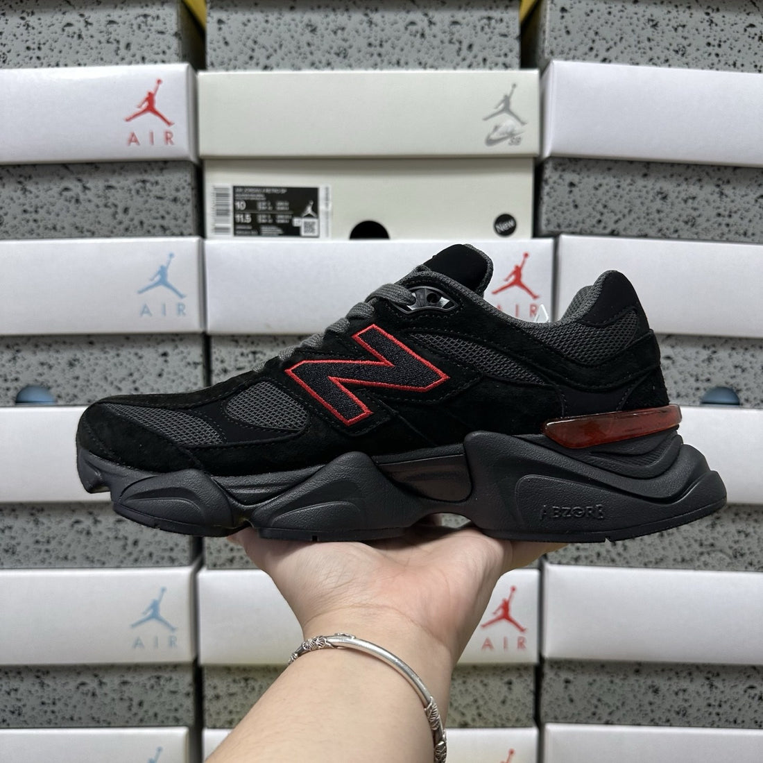 NB 9060 Black Red