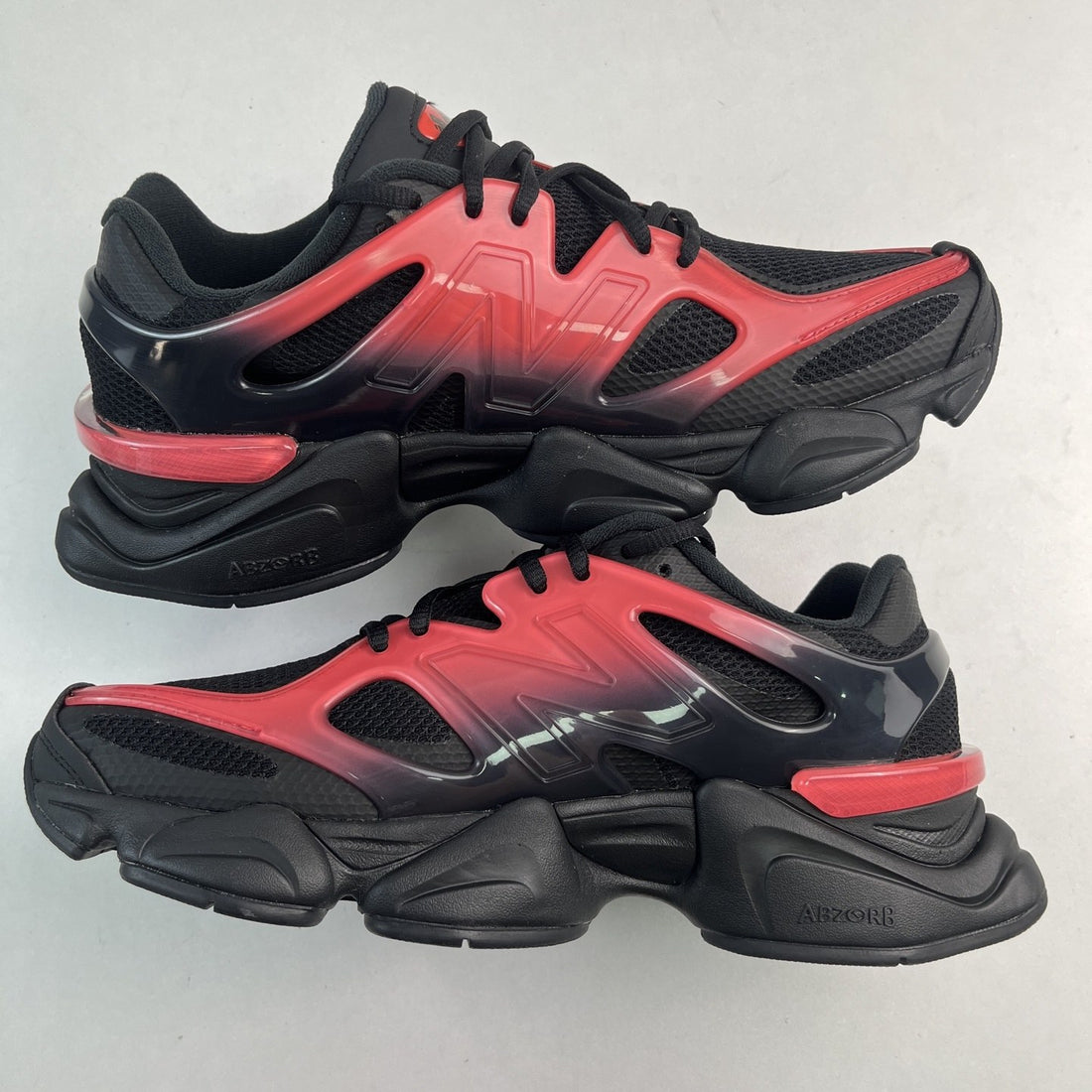 NB 9060 Black Red Gradient