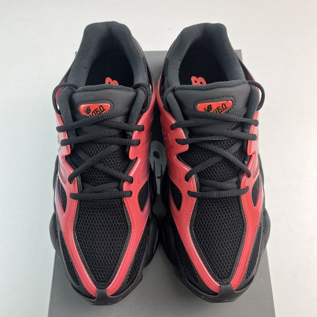 NB 9060 Black Red Gradient