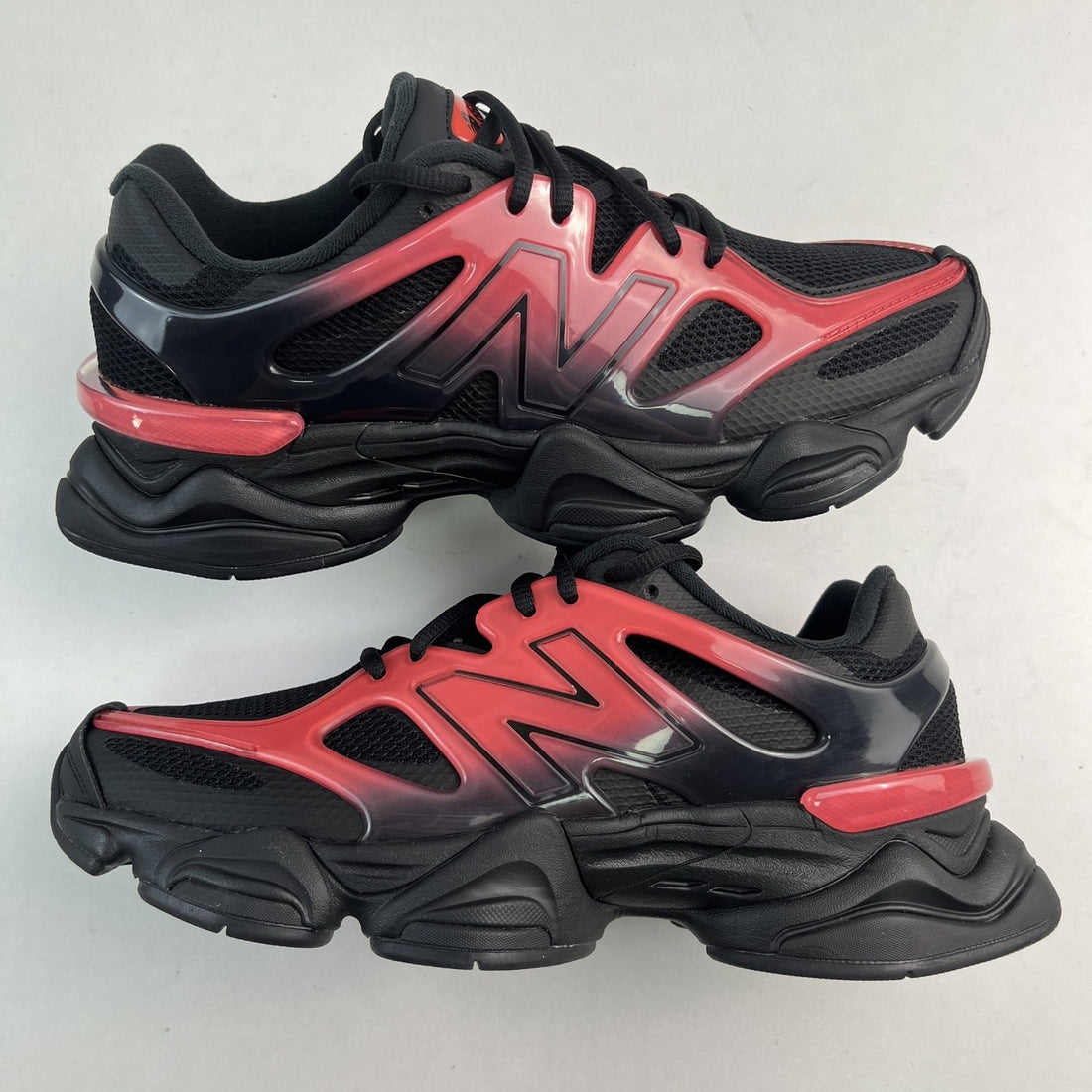 NB 9060 Black Red Gradient