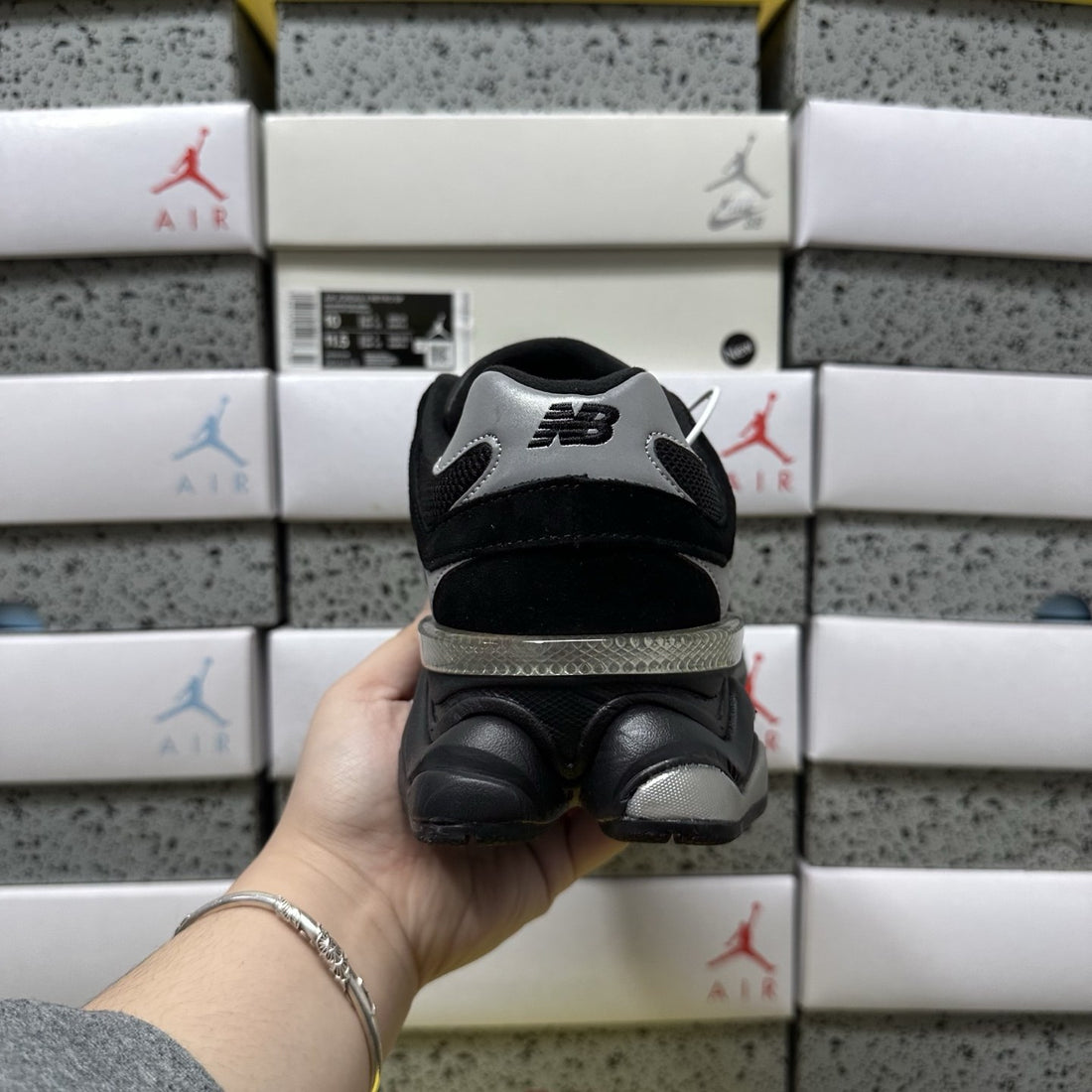 NB 9060 Black Silver