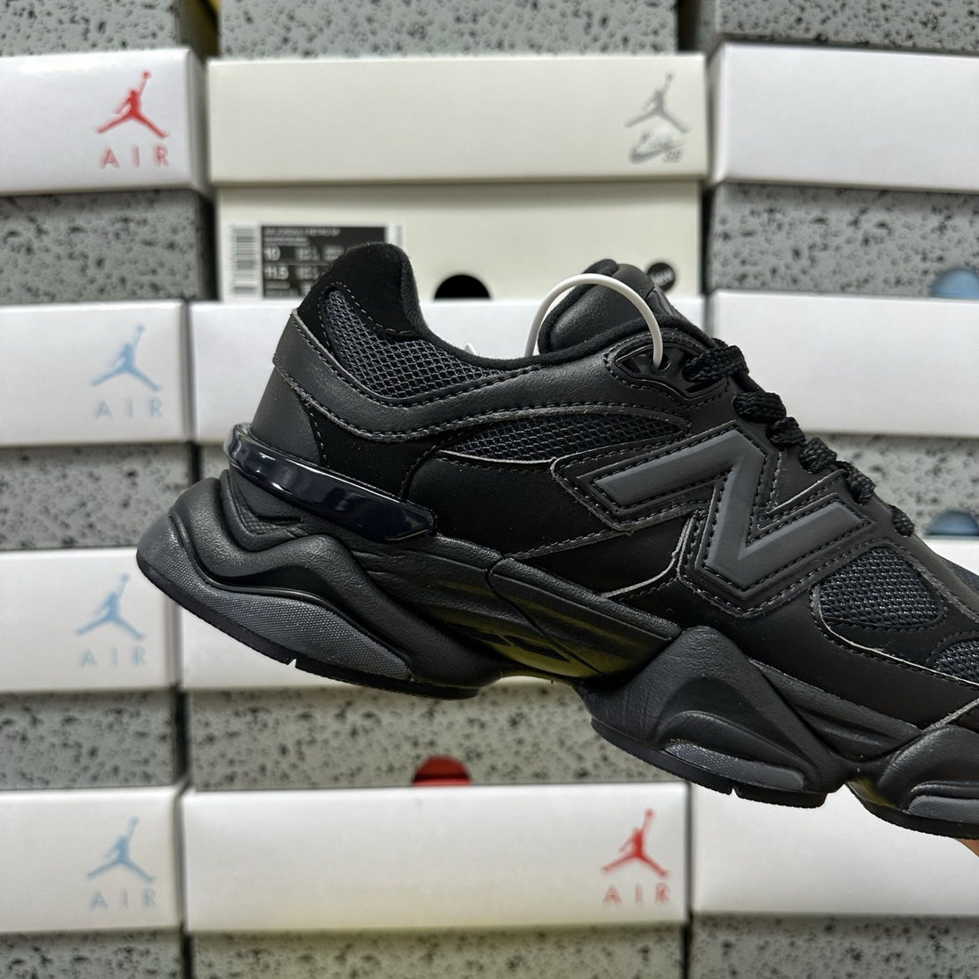 NB 9060 Black Suede