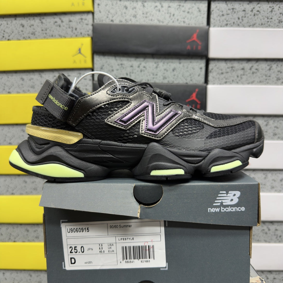 NB 9060 Black Violet Lime
