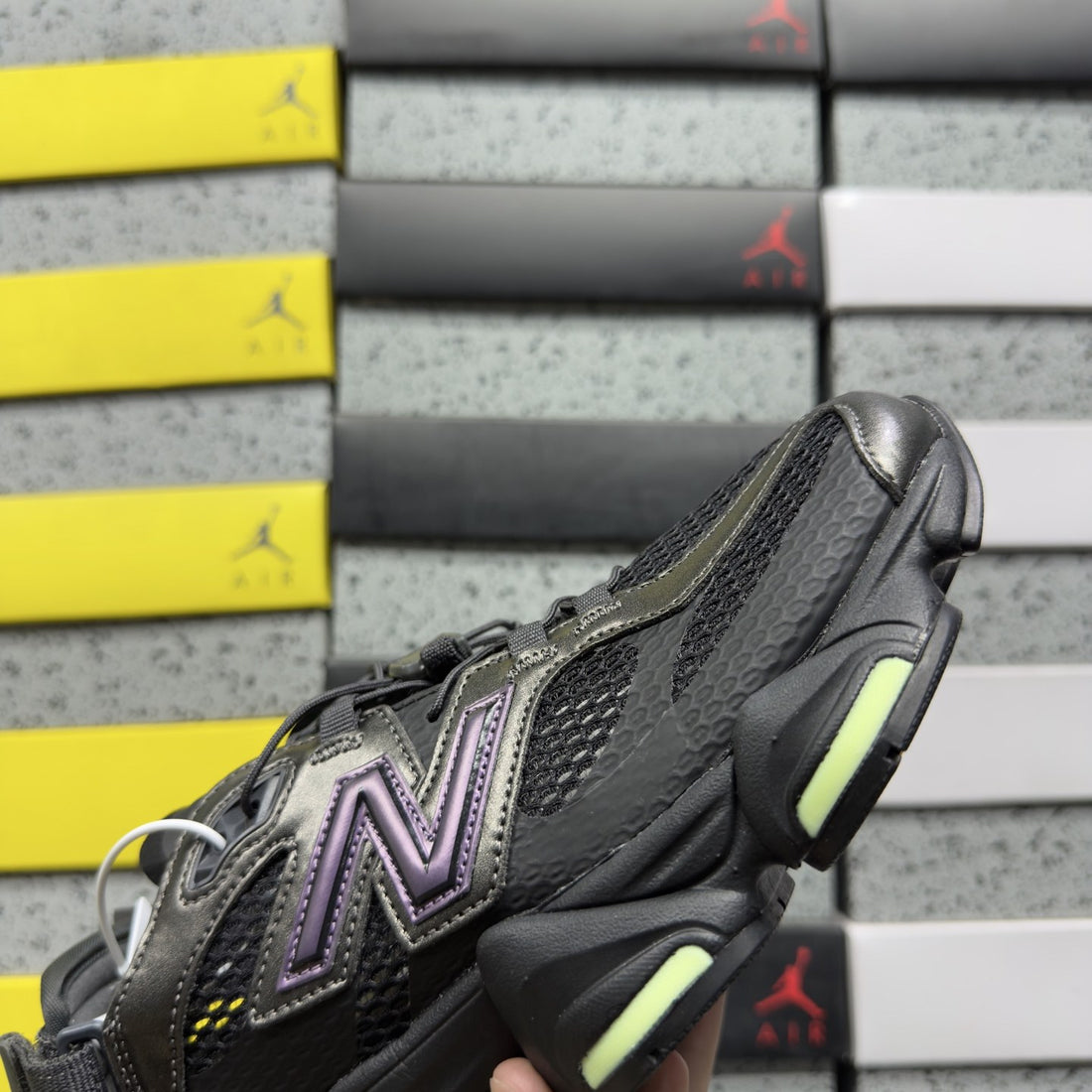NB 9060 Black Violet Lime
