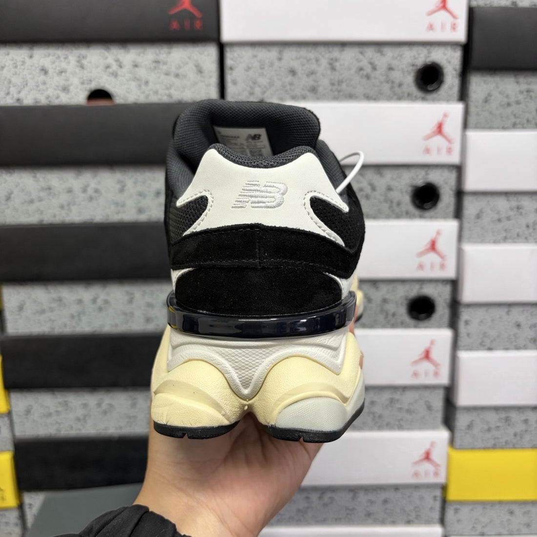 NB 9060 Black White Bold