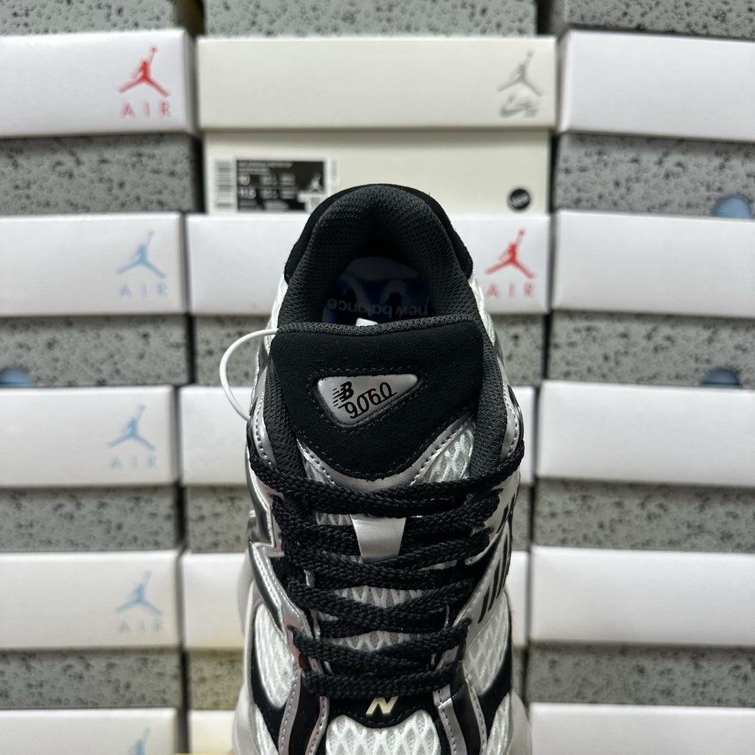 NB 9060 Black White Metallic
