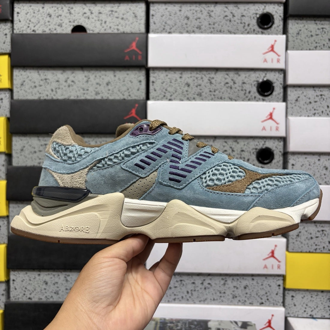 NB 9060 Blue Denim Suede