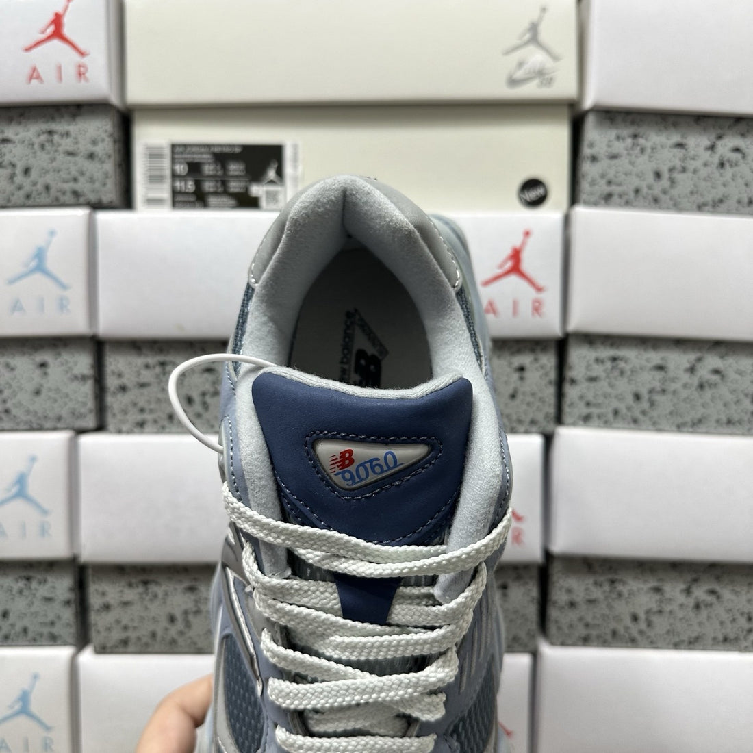 NB 9060 Blue Grey Mesh