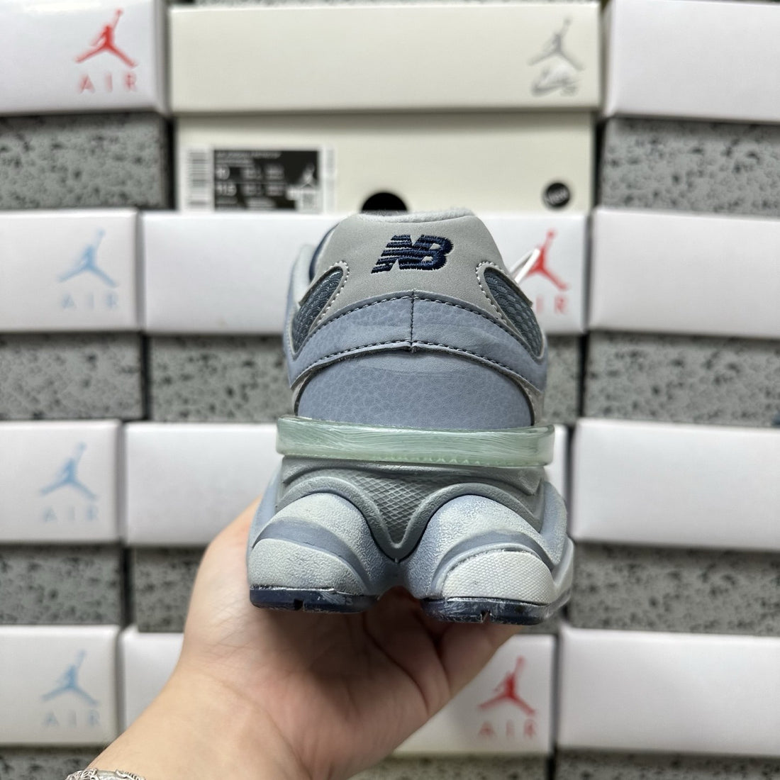 NB 9060 Blue Grey Mesh