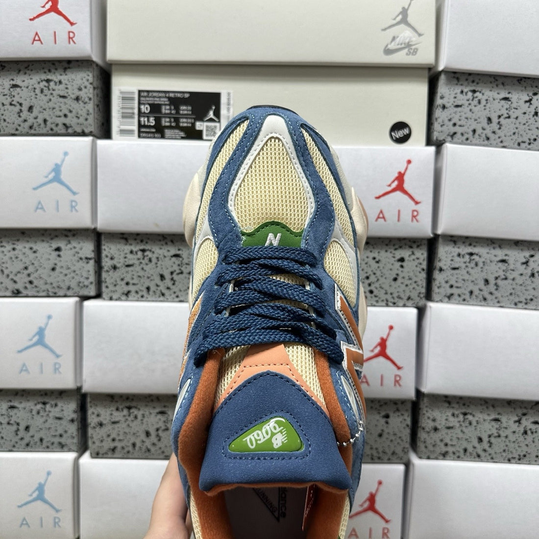 NB 9060 Blue Multicolor Orange