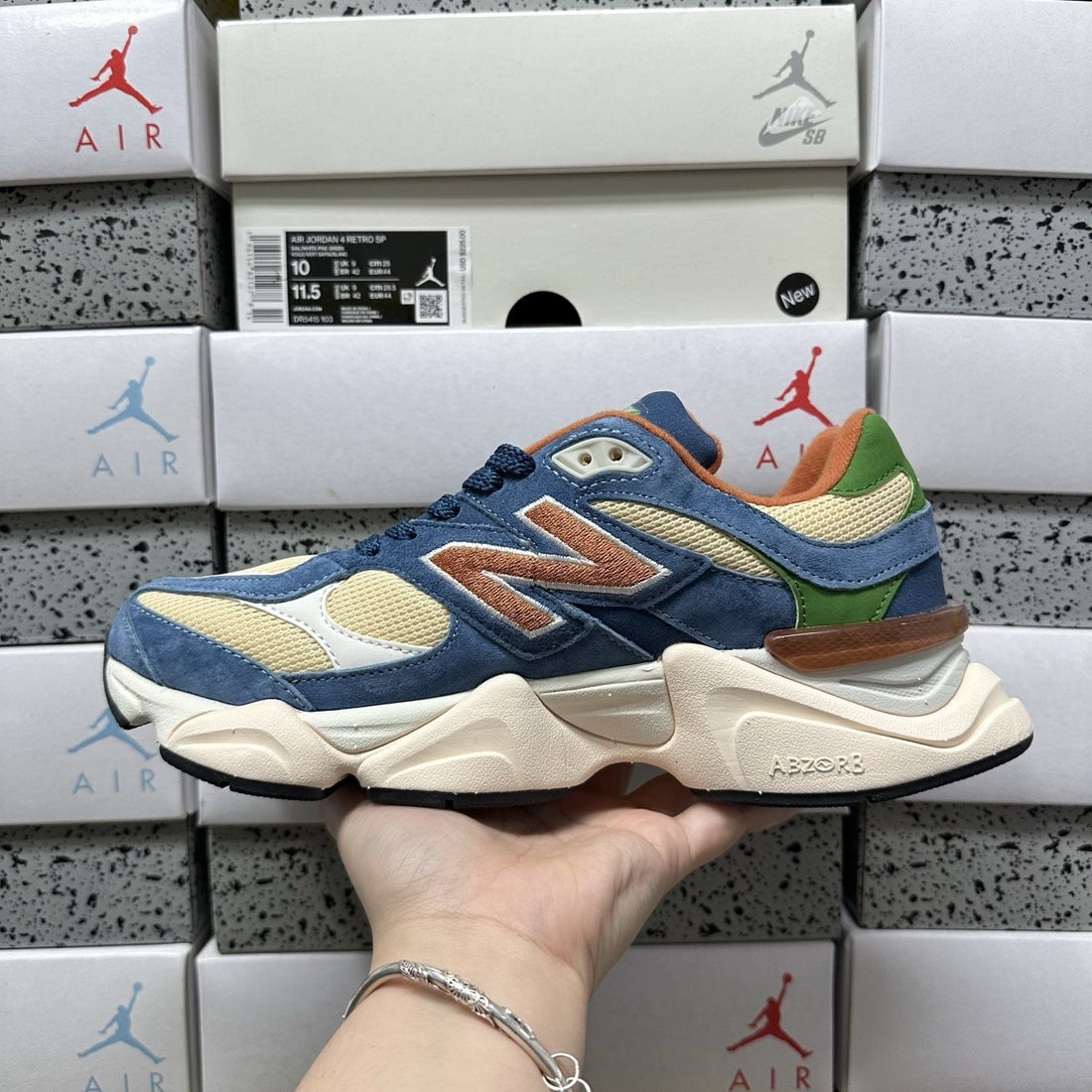 NB 9060 Blue Multicolor Orange