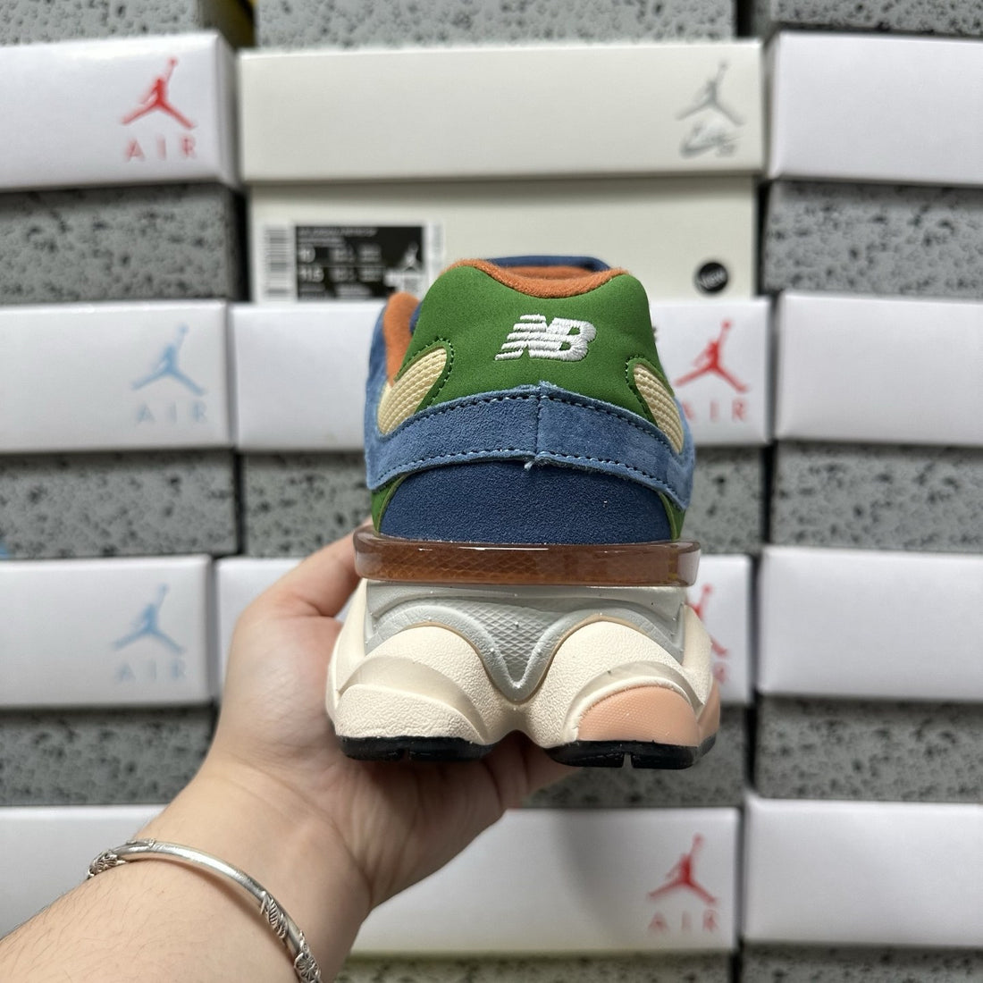 NB 9060 Blue Multicolor Orange