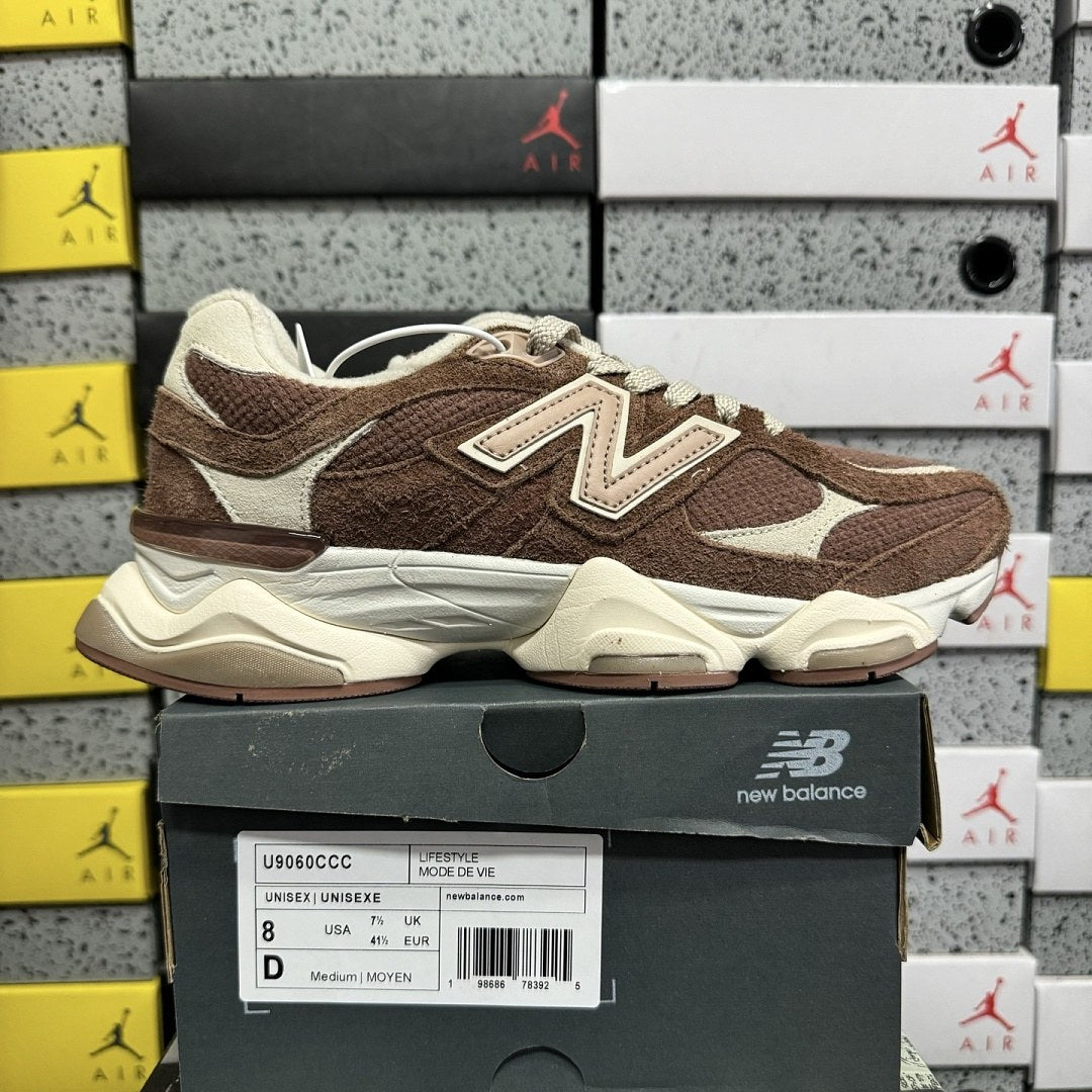 NB 9060 Brown Cream Suede