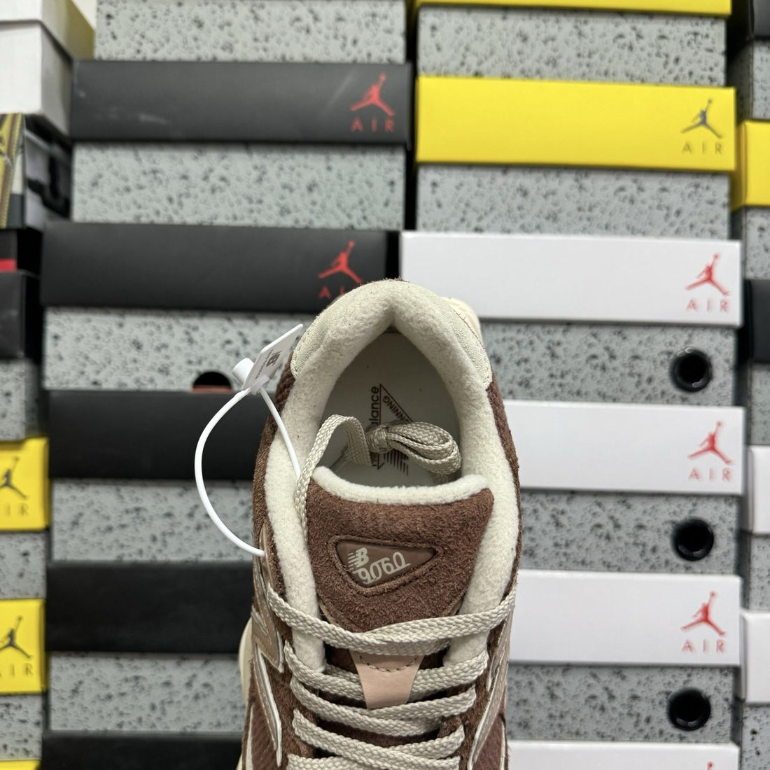 NB 9060 Brown Cream Suede