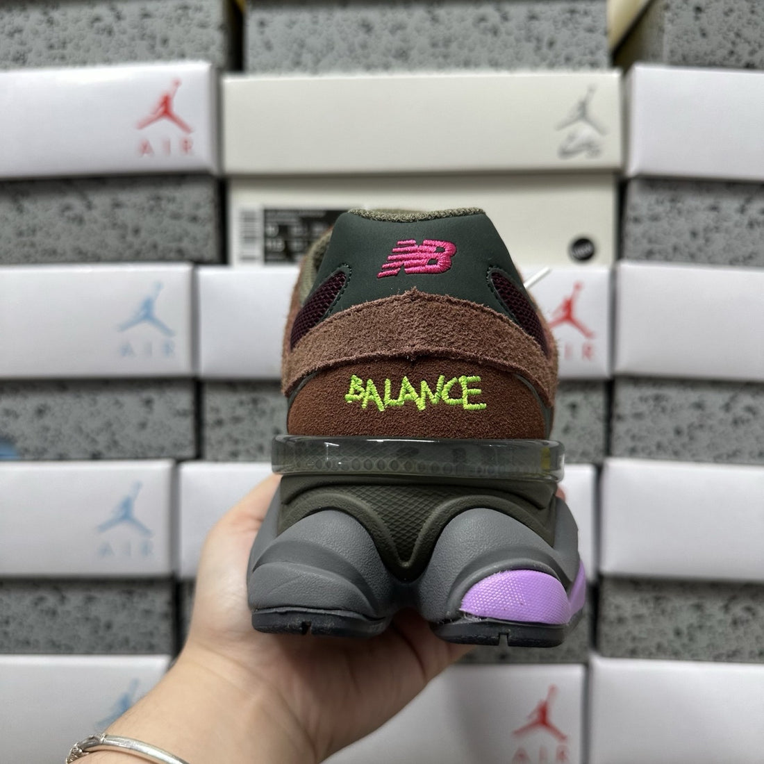 NB 9060 Brown Pink Purple