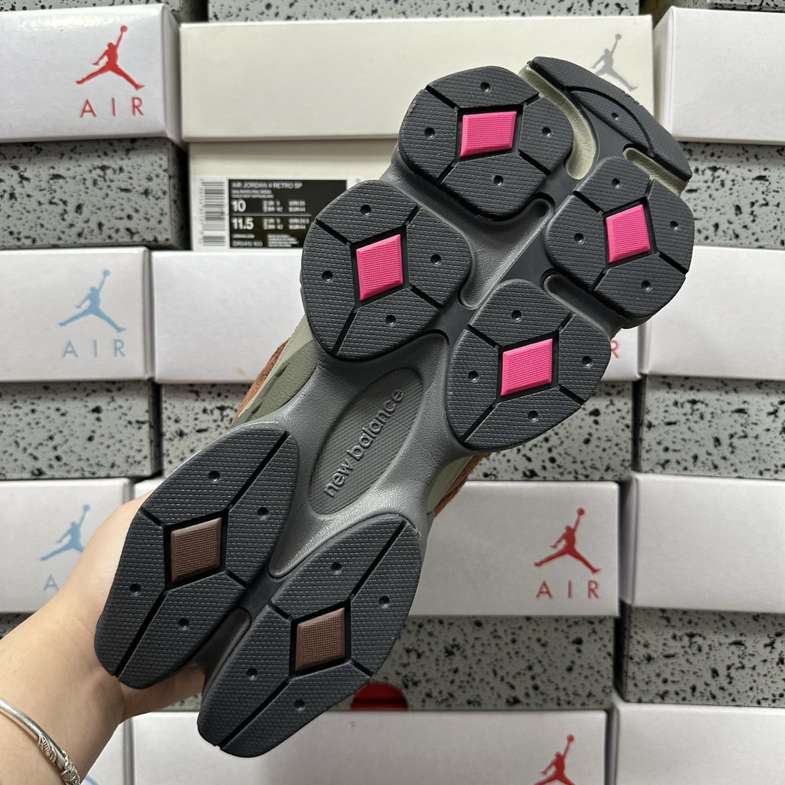 NB 9060 Brown Pink Purple