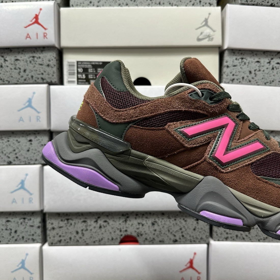 NB 9060 Brown Pink Purple