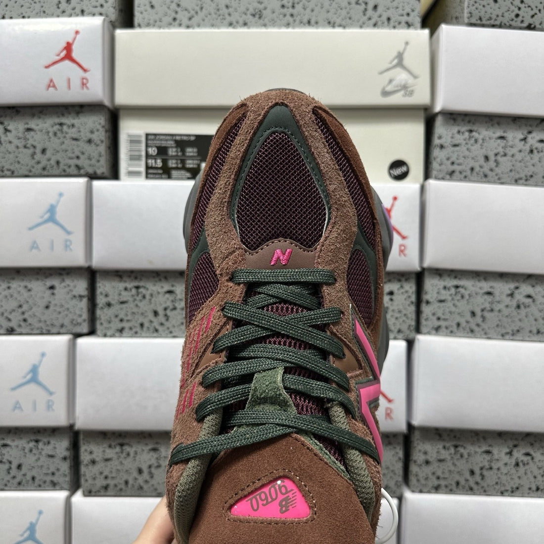 NB 9060 Brown Pink Purple
