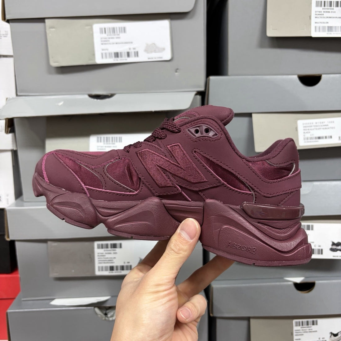NB 9060 Burgundy Monochrome