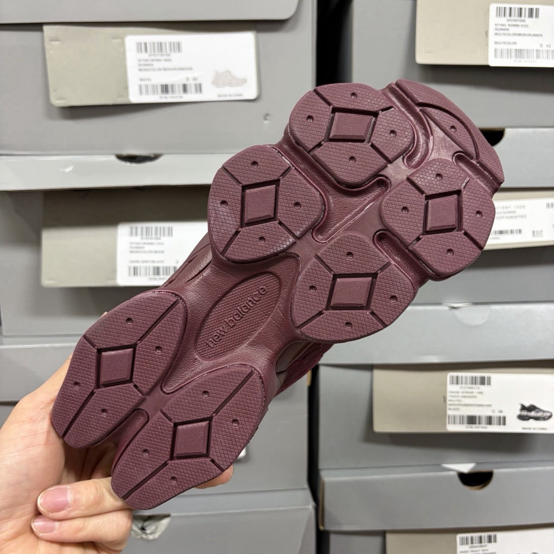 NB 9060 Burgundy Monochrome