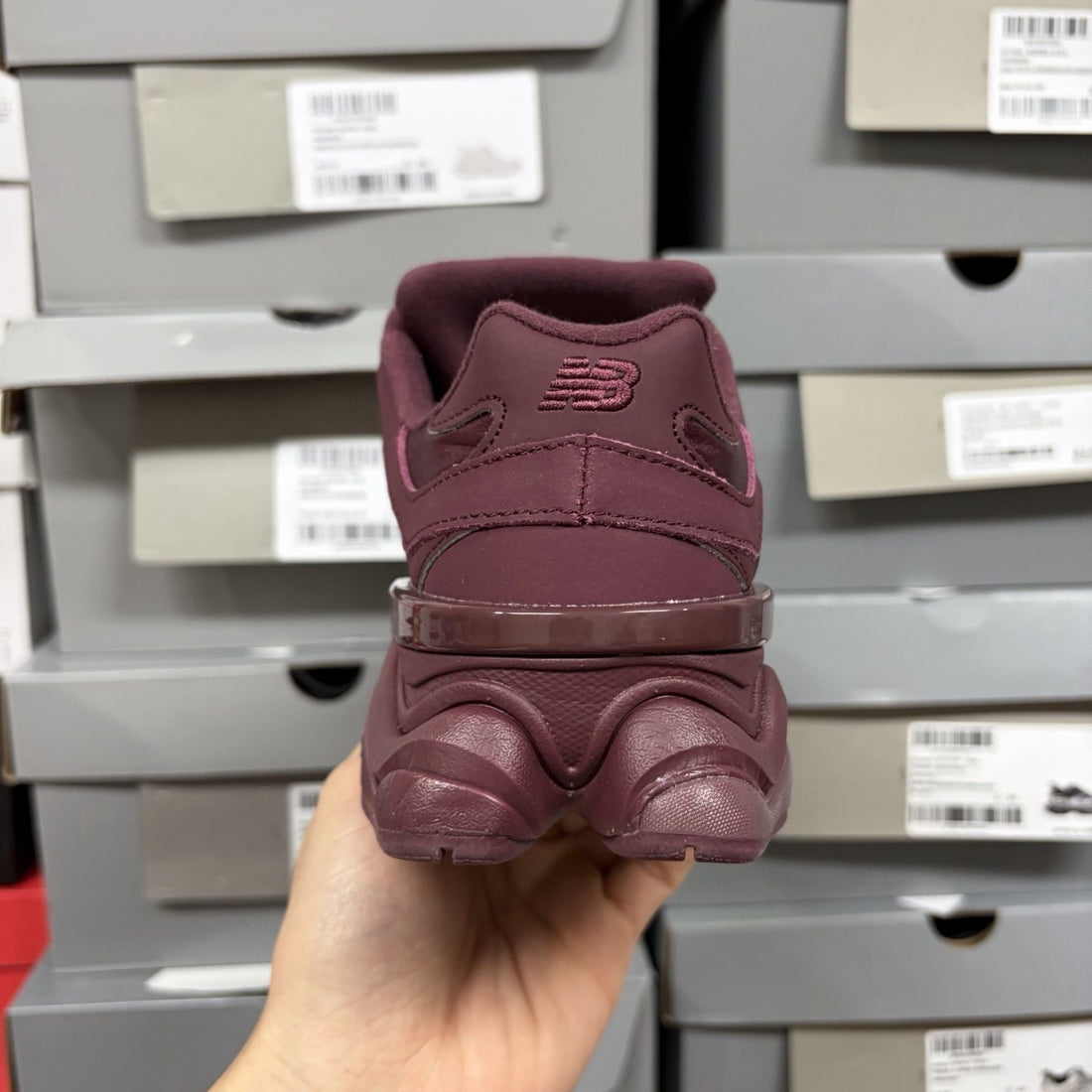 NB 9060 Burgundy Monochrome