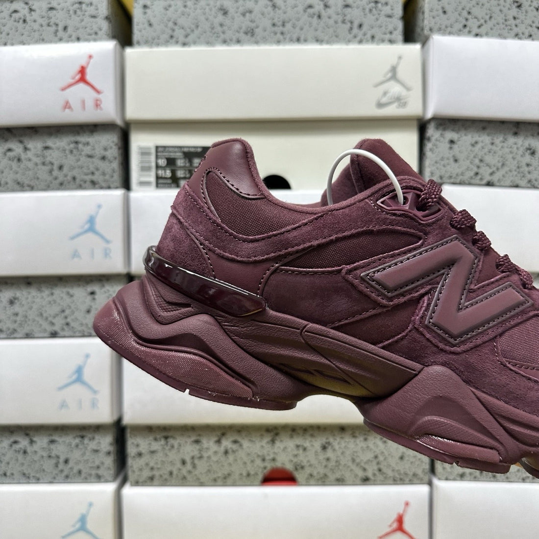 NB 9060 Burgundy Suede