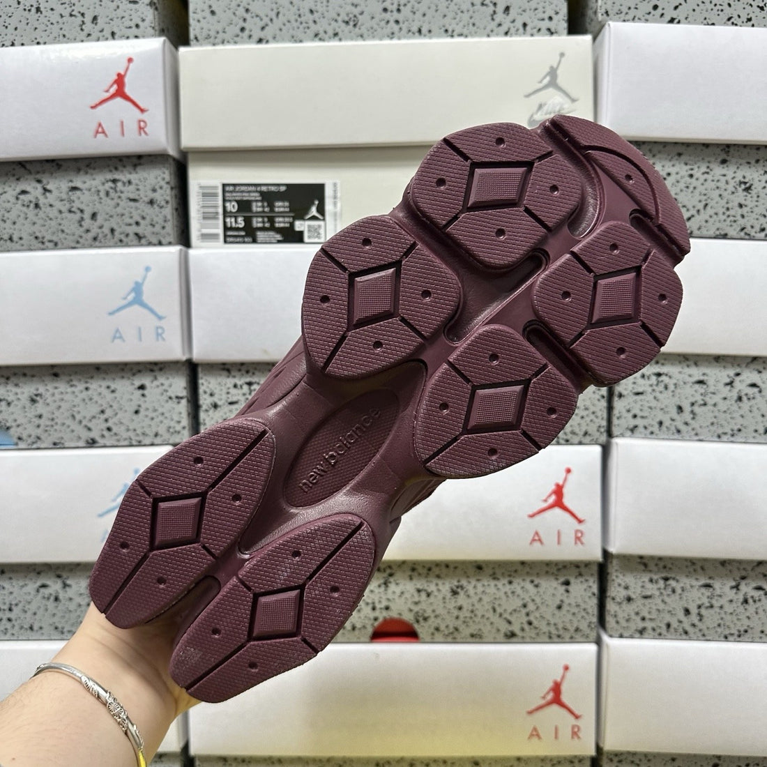 NB 9060 Burgundy Suede