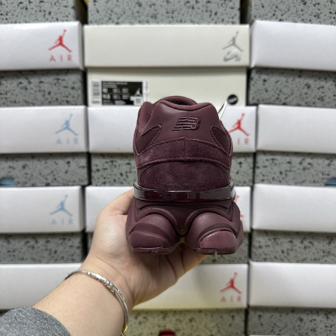 NB 9060 Burgundy Suede
