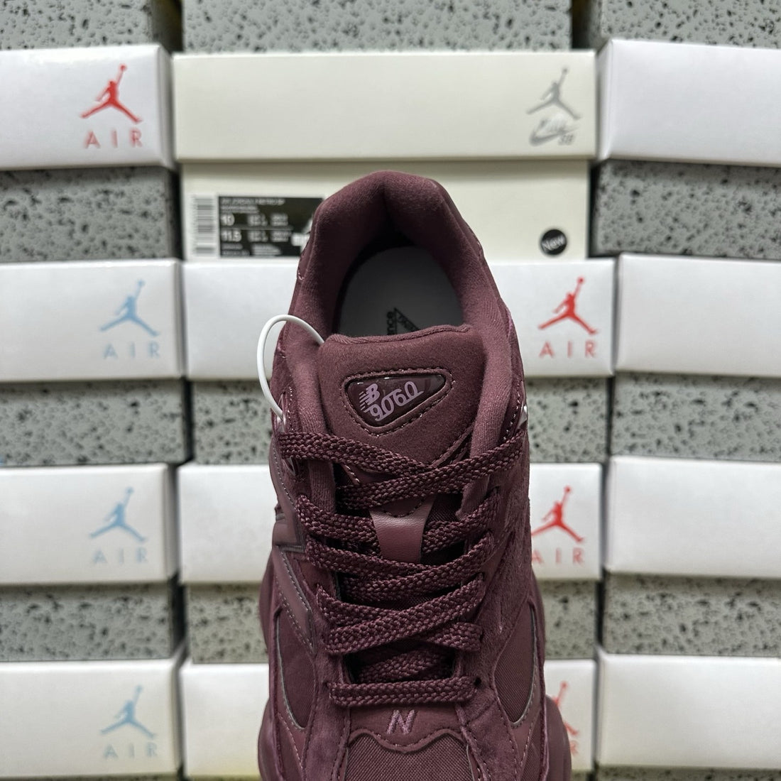 NB 9060 Burgundy Suede