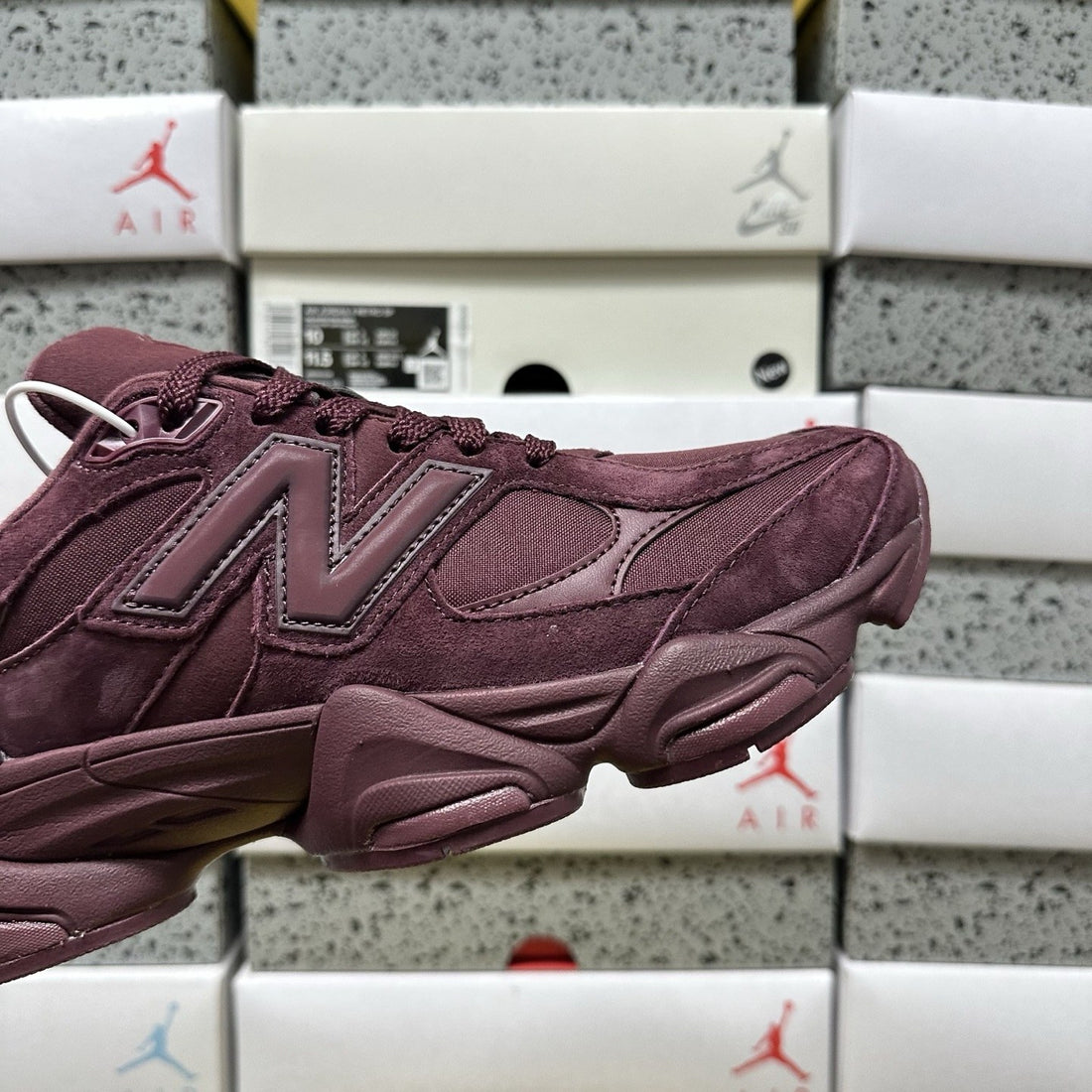 NB 9060 Burgundy Suede