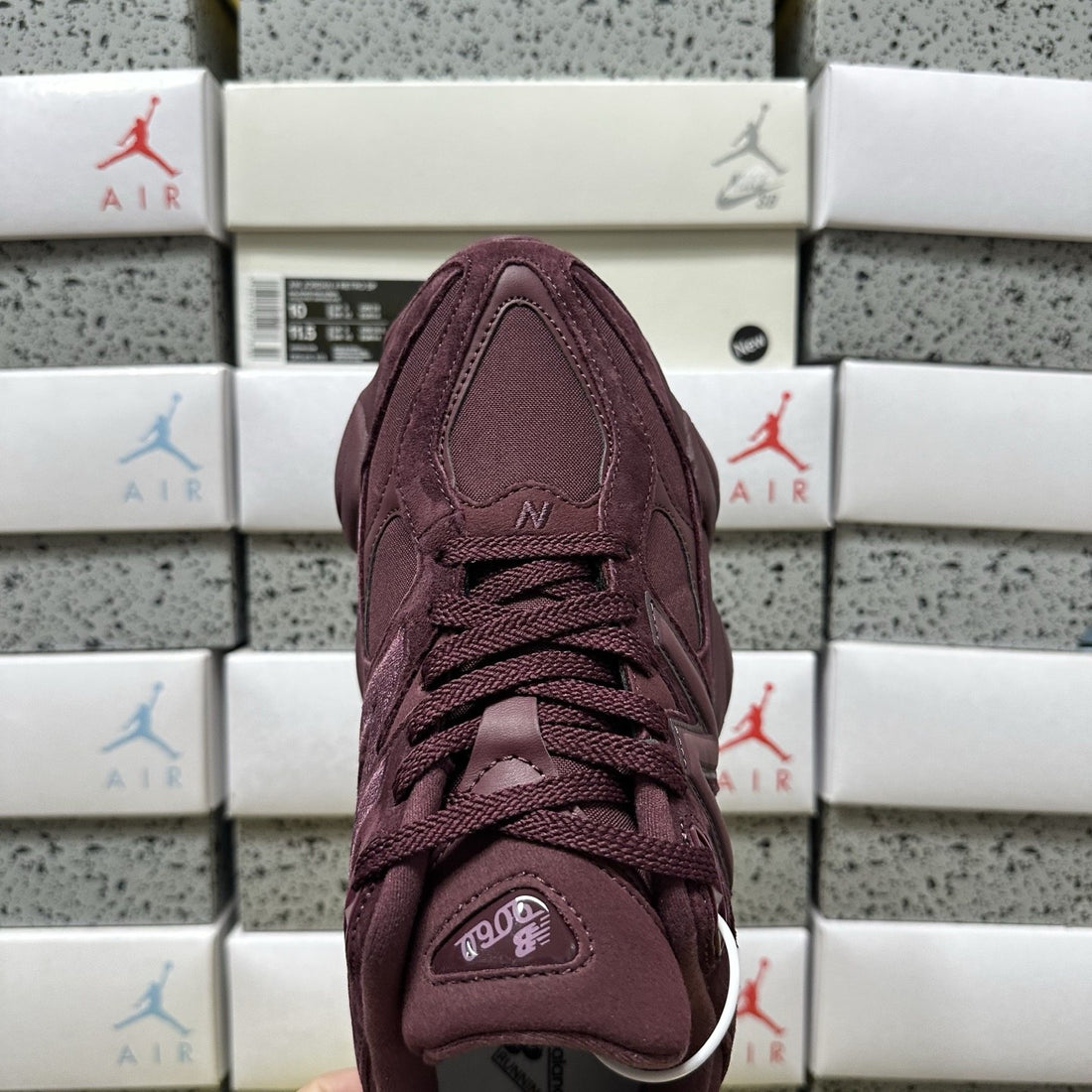 NB 9060 Burgundy Suede